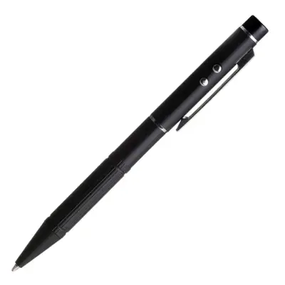Długopis ze wskaźnikiem laserowym Stellar - czarny