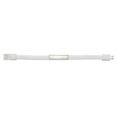 Kabel USB Bracelet  - kolor biały