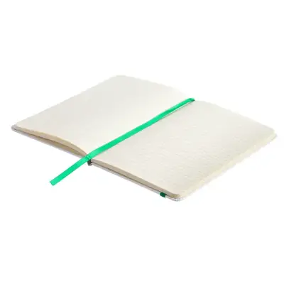 Notatnik Carmona 130x210/80k linia - kolor zielony/biały