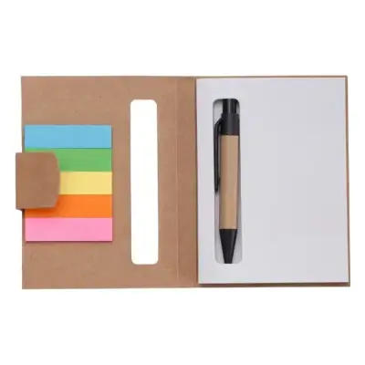 Notes 80x110/100k gładki Eco z długopisem