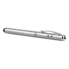 Wielofunkcyjny metalowy długopis kolor srebrny