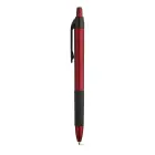 Długopis o metalowym wykończeniu kolor burgund
