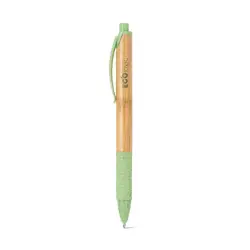 Bambusowy długopis kolor jasno zielony