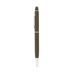 Metalowy długopis z końcówką dotykową kolor stalowy