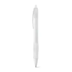 Długopis z uchwytem antypoślizgowym kolor biały