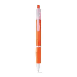 Długopis z uchwytem antypoślizgowym kolor pomarańczowy