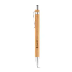 Zestaw długopis i ołówek automatyczny, bambus kolor naturalny