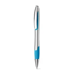 Długopis z uchwytem antypoślizgowym kolor błękitny