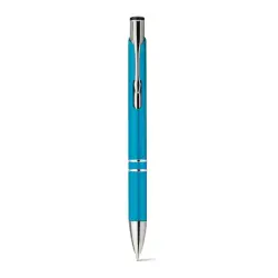 Długopis z metalowym klipsem kolor błękitny