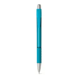 Długopis z uchwytem antypoślizgowym kolor błękitny