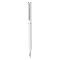 Metalowy długopis kolor biały