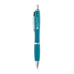 Długopis, włókno ze słomy pszenicznej i ABS kolor błękitny