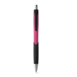 Długopis z uchwytem antypoślizgowym, ABS kolor różowy
