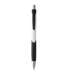 Długopis z uchwytem antypoślizgowym, ABS kolor biały