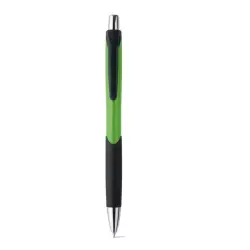 Długopis z uchwytem antypoślizgowym, ABS kolor jasno zielony