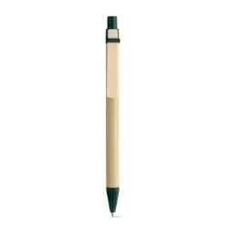 Długopis z papieru kraftowego kolor zielony