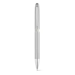 Długopis z metalowym klipsem kolor srebrny
