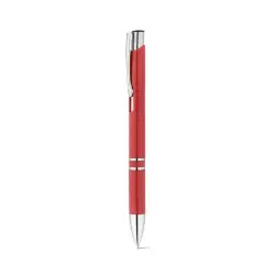 Długopis, włókno ze słomy pszenicznej i ABS kolor czerwony