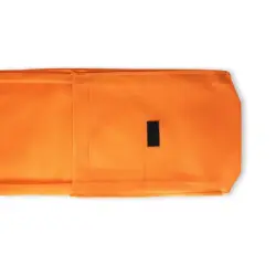 Torba na ramię z zamkiem kolor pomarańczowy