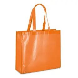 Laminowana torba non-woven kolor pomarańczowy