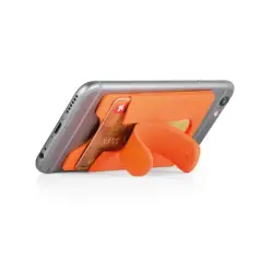 Etui na kartę do smartfona kolor pomarańczowy