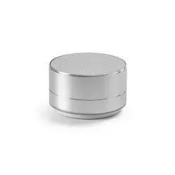 Przenośny głośnik z mikrofonem kolor srebrny