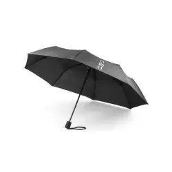 Składany parasol rPET kolor czarny