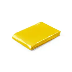 Wodoodporne poncho kolor żółty