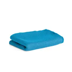 Odświeżający ręcznik sportowy kolor błękitny