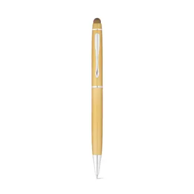 Metalowy długopis z końcówką dotykową kolor złoty
