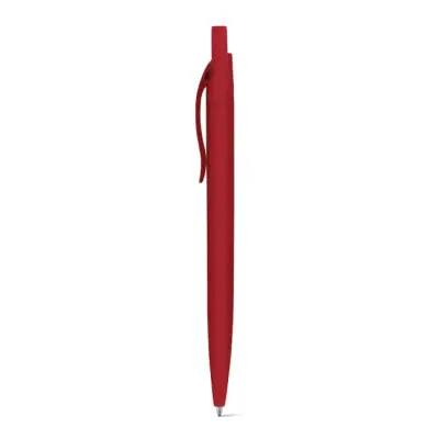 Długopis, włókno ze słomy pszenicznej i ABS kolor czerwony