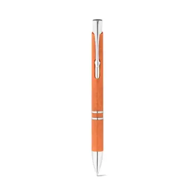 Długopis, włókno ze słomy pszenicznej i ABS kolor pomarańczowy