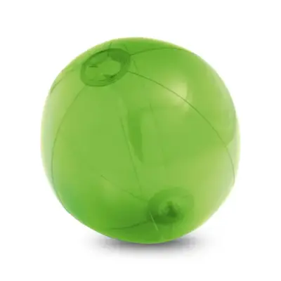 Dmuchana piłka plażowa kolor jasno zielony