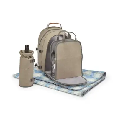 Termiczny plecak piknikowy kolor brąz