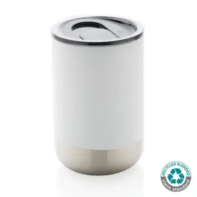Kubek termiczny 360 ml, stal nierdzewna z recyklingu kolor biały