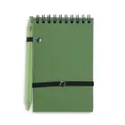 Notes z długopisem TRESA A6 - zielony