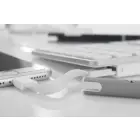 Długopis z kablem USB CHARGE kolor szary