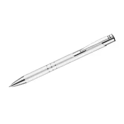 Srebrny długopis KALIPSO z czarnym wkładem