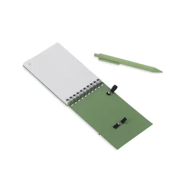 Notes z długopisem TRESA A6 - zielony