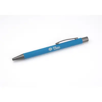 Niebieski długopis GOMA z czarny wkładem