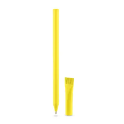 Długopis papierowy PINKO - żółty
