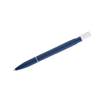 Długopis z kablem USB CHARGE kolor niebieski