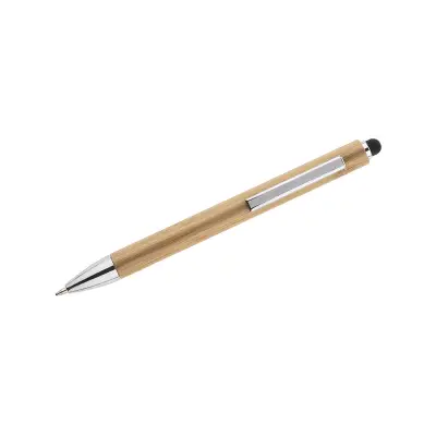 Touch pen bambusowy TUSO - kolor czarny