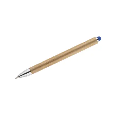 Touch pen bambusowy TUSO - kolor niebieski