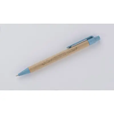 Długopis papierowy TIKO - kolor błękitny