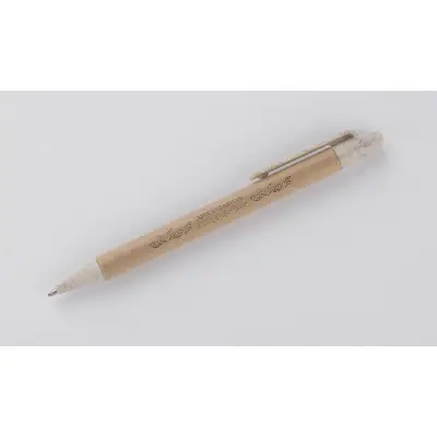 Długopis papierowy TIKO - kolor beżowy