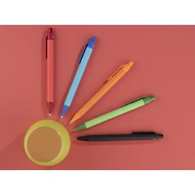 Długopis papierowy POLI - pomarańczowy