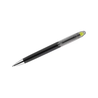 Długopis z zakreślaczem HILIG - żółty