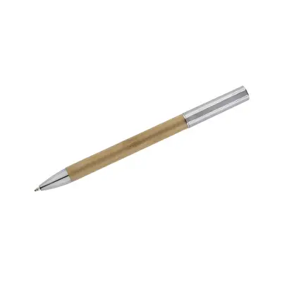 Długopis bambusowy LENO kolor srebrny