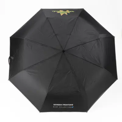 Worek na sznurkach z parasolem RAINY kolor czarny